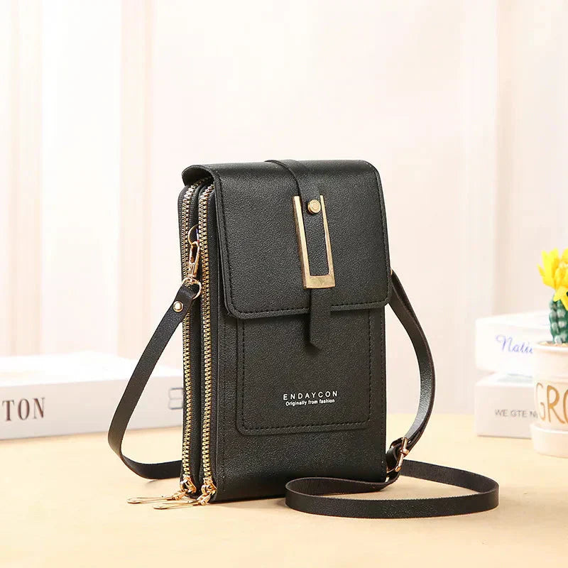 Afton | Bolso de Hombro para Teléfono Celular con Pantalla Táctil