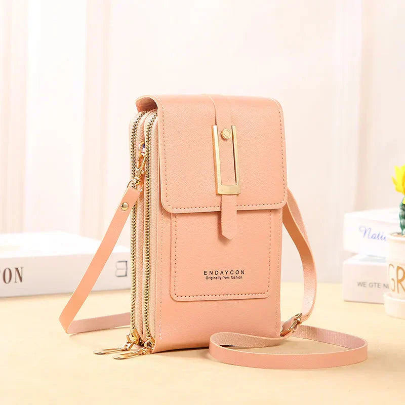 Afton | Bolso de Hombro para Teléfono Celular con Pantalla Táctil