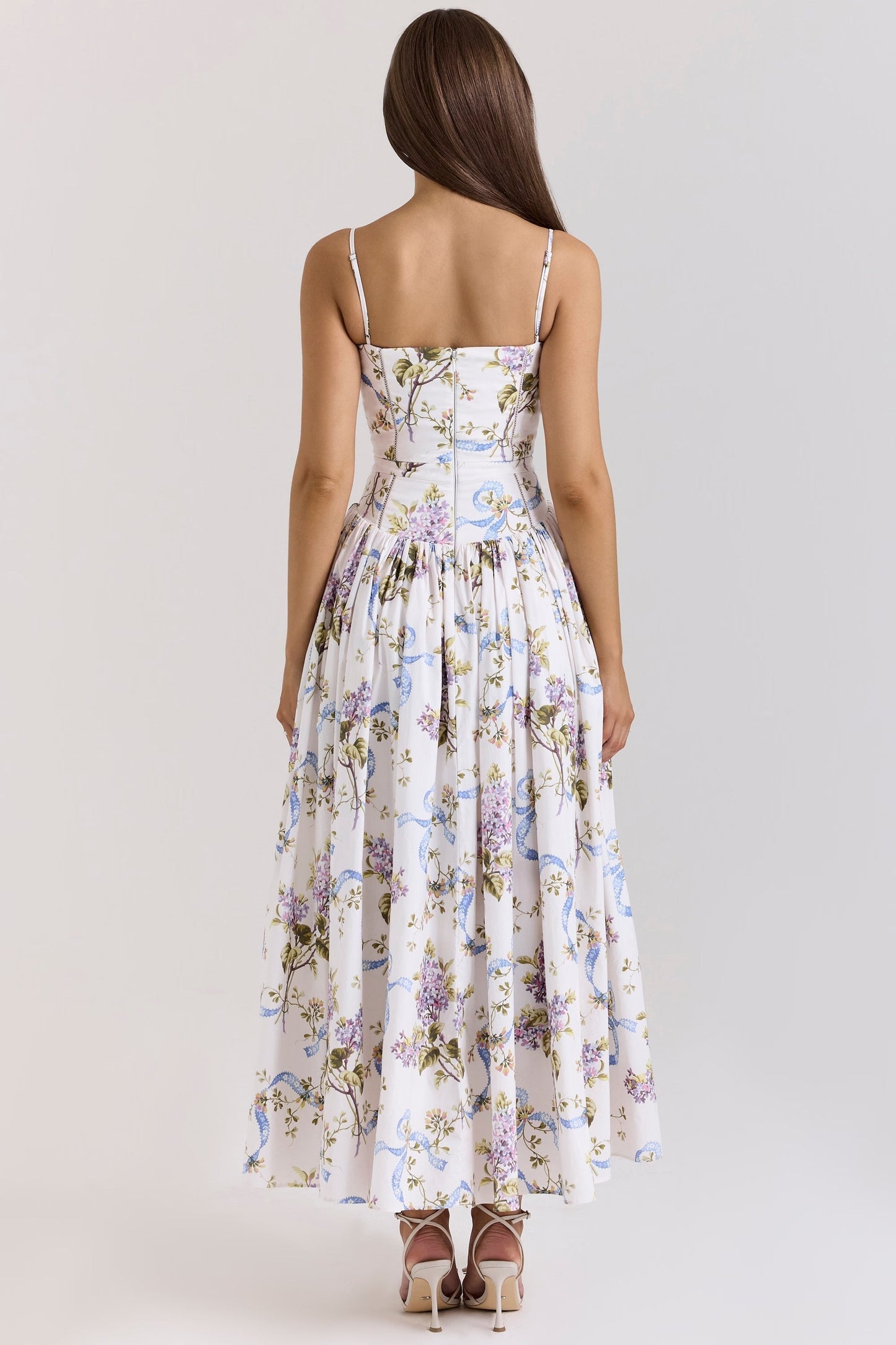 Kessara - Elegante Vestido Maxi de Verano con Tirantes Espagueti