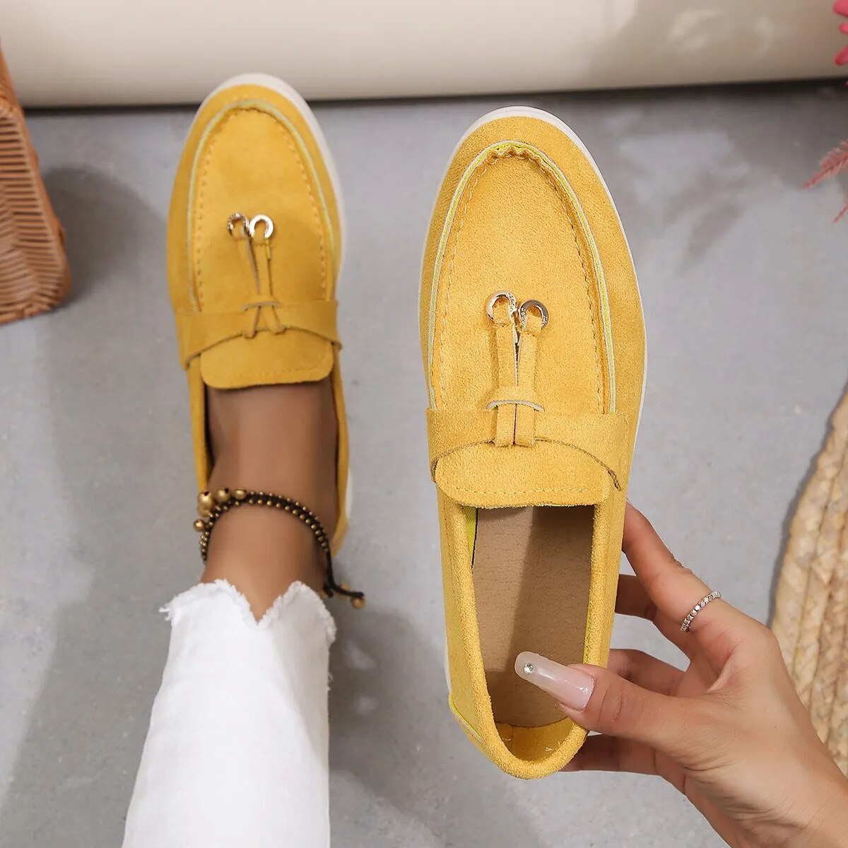 Amelie - Mocasines cómodos para mujer