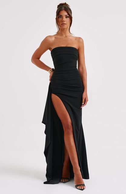 Alina | Vestido Maxi Elegante Sin Tirantes