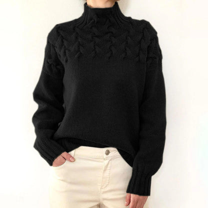 Elena | Suéter de Cuello Alto de Lana